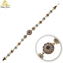 Gümüş Otantik Taşlı Biezik /Bileklik